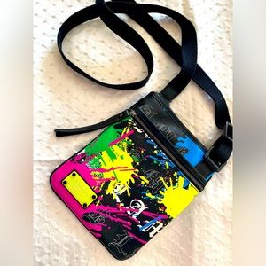 L.A.M.B. Paint Splatter Crossbody Bag by Gwen Stefani